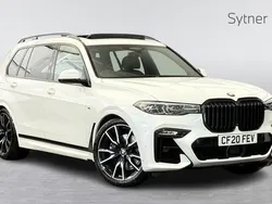 White Used 2020 BMW X7 M Sport SUV | £48,000 (Good price)