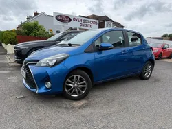 Blue Used 2015 Toyota Yaris Hatchback | £8,499 (Fair price)