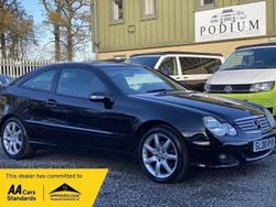 Black Used 2008 Mercedes C220 SE Coupe | £2,990 (A bit pricey)