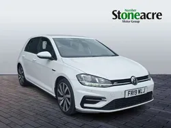 White Used 2019 VW Golf VII R-line Hatchback | £16,995 (Fair price)