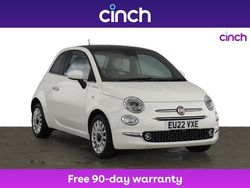White Used 2022 Fiat 500 Dolcevita Hatchback | £10,849 (Fair price)
