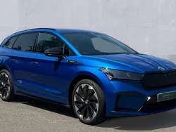 Race blue metallic New 2025 Skoda Enyaq iV SportlinePlus SUV | £33,750 (Good price)