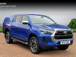 Nebula blue Used 2021 Toyota HiLux Pickup | £21,490 (Fair price)