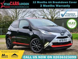 Black Used 2018 Toyota Aygo x-press Hatchback | £8,200 (Good price)
