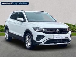 White New 2025 VW T-Cross Match SUV | £21,925 (Fair price)