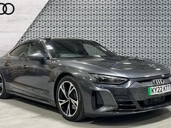 Grey Used 2022 Audi e-tron GT quattro Comfort Sedan | £37,426 (Fair price)