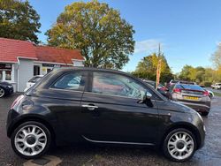 Black Used 2008 Fiat 500 Lounge Hatchback | £3,985