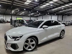 White Used 2020 Audi A3 S-Line Sedan | £18,980 (Fair price)