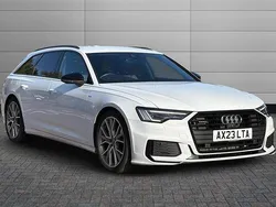 White Used 2023 Audi A6 Black Edition Estate | £34,995 (A bit pricey)