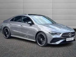 Grey Used 2024 Mercedes CLA220 AMG Line Premium Plus Sedan | £33,550 (Fair price)
