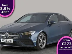 Blue Used 2022 Mercedes CLA180 AMG line Sedan | £20,679 (Good price)