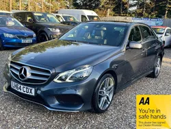 Grey Used 2014 Mercedes E350 AMG Sedan | £10,900 (Fair price)