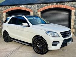 White Used 2013 Mercedes ML250 AMG SUV | £7,995 (Fair price)