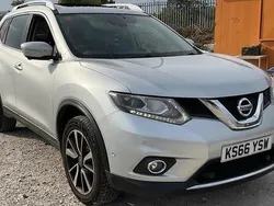 Universal silver Used 2016 Nissan X-Trail Tekna SUV | £9,475 (Fair price)