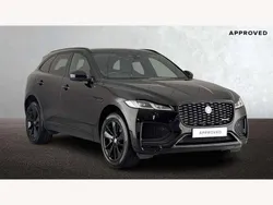 Santorini black Used 2024 Jaguar F-Pace R-Dynamic SUV | £40,495 (A bit pricey)