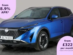 Blue New 2025 Nissan Qashqai N-Connecta SUV | £22,981