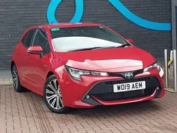 Red Used 2019 Toyota Corolla Design Hatchback | £15,798 (Fair price)