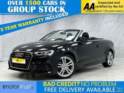 Black Used 2020 Audi A3 Cabriolet S-Line Cabriolet | £19,000 (Fair price)