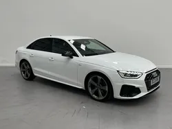 White Used 2021 Audi A4 Black Edition Sedan | £22,098 (Fair price)