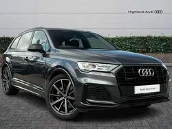 Grey Used 2022 Audi Q7 Black Edition SUV | £42,485 (Fair price)