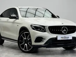 White Used 2018 Mercedes GLC43 AMG Premium Plus Coupe | £28,750 (Fair price)