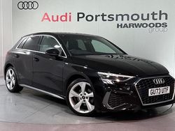 Black Used 2023 Audi A3 Sportback S-Line Hatchback | £24,490 (Fair price)