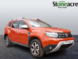 Orange Used 2022 Dacia Duster Prestige SUV | £14,995 (A bit pricey)