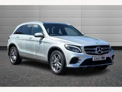 Silver Used 2018 Mercedes GLC220 AMG Line Premium SUV | £20,850 (Fair price)