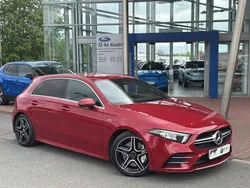 Almandine red Used 2021 Mercedes A35 AMG Executive Hatchback | £24,991 (Super price)