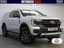 Iconic silver Used 2023 Ford Ranger Wildtrack Pickup | £34,995 (Expensive)