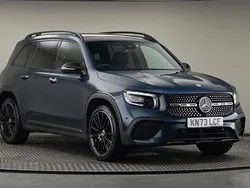 Denim blue Used 2023 Mercedes GLB220 AMG line SUV | £34,000 (A bit pricey)
