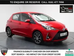 Red Used 2018 Toyota Yaris Hatchback | £8,490 (Fair price)