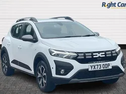 White Used 2023 Dacia Sandero Journey Hatchback | £13,999 (Fair price)