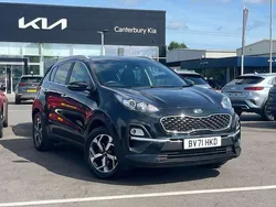 Black Used 2021 Kia Sportage 2 SUV | £16,495 (Fair price)