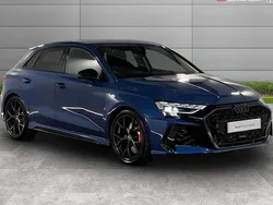 Blue New 2025 Audi RS3 Comfort Hatchback | £55,999 (Super price)