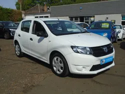 White Used 2014 Dacia Sandero Ambiance Hatchback | £3,995 (A bit pricey)