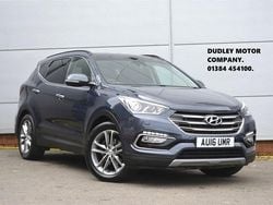Blue Used 2016 Hyundai Santa Fe Premium SE SUV | £15,995 (A bit pricey)