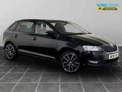 Black Used 2018 Skoda Rapid Sport Hatchback | £8,495 (Fair price)