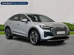 Silver Used 2025 Audi Q4 e-tron S-Line SUV | £37,631 (Super price)