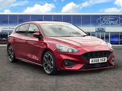 Red Used 2019 Ford Focus ST-Line X Hatchback | £13,495 (Fair price)