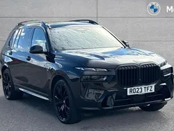 Black sapphire Used 2023 BMW X7 M Sport SUV | £64,555 (Fair price)