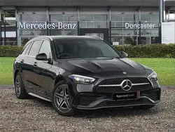 Black Used 2024 Mercedes C300e AMG Line Premium Plus Estate | £36,200 (Good price)