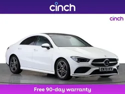 White Used 2021 Mercedes CLA180 AMG Line Premium Plus Sedan | £20,399 (Fair price)