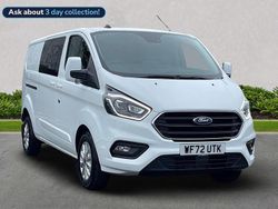 White Used 2022 Ford Transit Custom Limited Van | £25,900 (Expensive)