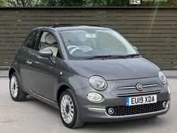 Grey Used 2019 Fiat 500 Lounge Hatchback | £7,295 (Fair price)