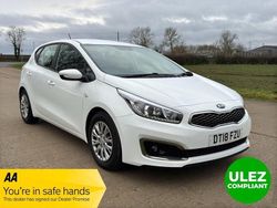 White Used 2018 Kia Ceed 2 Hatchback | £4,750