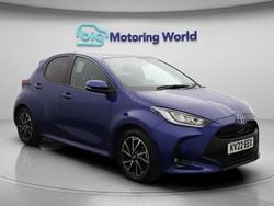 Blue Used 2022 Toyota Yaris Hybrid Design Hatchback | £15,000 (Good price)