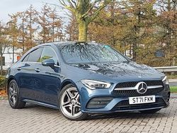 Blue Used 2022 Mercedes CLA200 AMG Line Premium Plus Coupe | £26,998 (A bit pricey)