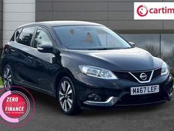 Black Used 2017 Nissan Pulsar N-Connecta Hatchback | £6,990 (Fair price)