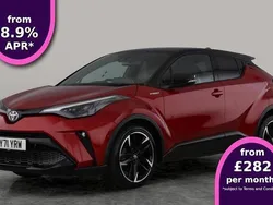 Red/black Used 2021 Toyota C-HR Sport SUV | £19,908 (Fair price)